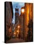 Twilight in Pienza, Tuscany, Italy-Adam Jones-Stretched Canvas