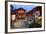 Twilight in the Old Town, Lijiang, UNESCO World Heritage Site, Yunnan Province, China, Asia-Simon Montgomery-Framed Photographic Print