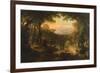 Twilight in the Wilderness, 1840-70-Thomas Pritchard Rossiter-Framed Giclee Print