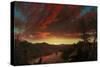 Twilight in the Wilderness, 1860 (Oil on Canvas)-Frederic Edwin Church-Stretched Canvas