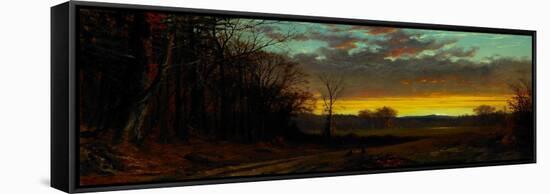 Twilight in the Wilderness, 1865-Alfred Thompson Bricher-Framed Stretched Canvas