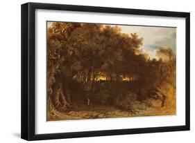 Twilight in the Woodlands, 1850-John Martin-Framed Giclee Print