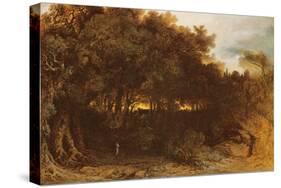 Twilight in the Woodlands, 1850-John Martin-Stretched Canvas