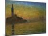 Twilight in Venice-Claude Monet-Mounted Giclee Print