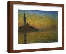 Twilight in Venice-Claude Monet-Framed Giclee Print