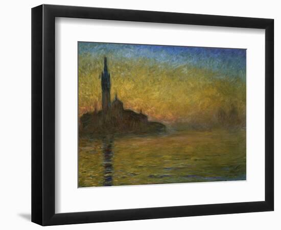 Twilight in Venice-Claude Monet-Framed Giclee Print