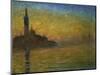 Twilight in Venice-Claude Monet-Mounted Giclee Print