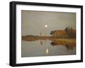 Twilight, Moon, 1899-Isaak Ilyich Levitan-Framed Giclee Print