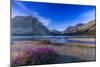 Twilight on Bow Lake, Banff National Park, Canada-Stocktrek Images-Mounted Photographic Print