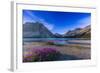 Twilight on Bow Lake, Banff National Park, Canada-Stocktrek Images-Framed Photographic Print