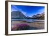 Twilight on Bow Lake, Banff National Park, Canada-Stocktrek Images-Framed Photographic Print