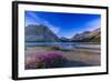 Twilight on Bow Lake, Banff National Park, Canada-Stocktrek Images-Framed Photographic Print