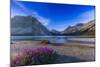 Twilight on Bow Lake, Banff National Park, Canada-Stocktrek Images-Mounted Photographic Print