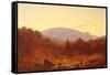 Twilight on Hunter Mountain-Sanford Robinson Gifford-Framed Stretched Canvas