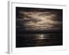 Twilight on Lake Leman in Bon Port, 1876-Gustave Courbet-Framed Giclee Print