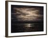 Twilight on Lake Leman in Bon Port, 1876-Gustave Courbet-Framed Giclee Print