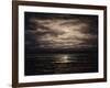 Twilight on Lake Leman in Bon Port, 1876-Gustave Courbet-Framed Giclee Print