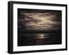 Twilight on Lake Leman in Bon Port, 1876-Gustave Courbet-Framed Giclee Print