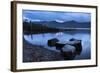 Twilight on the Shores of Derwent Water Near Ashness Jetty, Lake District, Cumbria-Adam Burton-Framed Photographic Print
