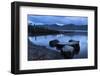 Twilight on the Shores of Derwent Water Near Ashness Jetty, Lake District, Cumbria-Adam Burton-Framed Photographic Print