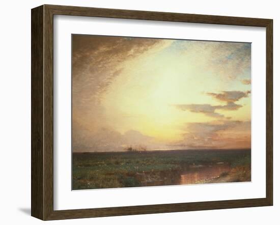 Twilight on the Western Plains-Samuel Colman-Framed Giclee Print