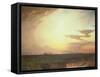 Twilight on the Western Plains-Samuel Colman-Framed Stretched Canvas