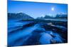 Twilight over Flakstad beach, Lofoten, Norway-Peter Cairns-Mounted Photographic Print