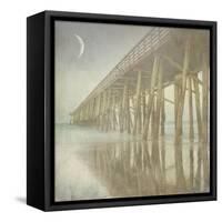 Twilight Pier I-Barbara Simmons-Framed Stretched Canvas