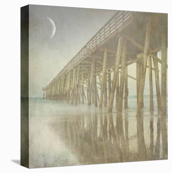 Twilight Pier I-Barbara Simmons-Stretched Canvas
