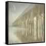 Twilight Pier I-Barbara Simmons-Framed Stretched Canvas