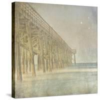 Twilight Pier II-Barbara Simmons-Stretched Canvas