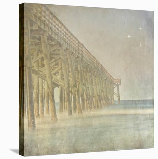 Twilight Pier II-Barbara Simmons-Stretched Canvas