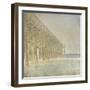 Twilight Pier II-Barbara Simmons-Framed Giclee Print