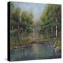 Twilight Pond-Jason Javara-Stretched Canvas