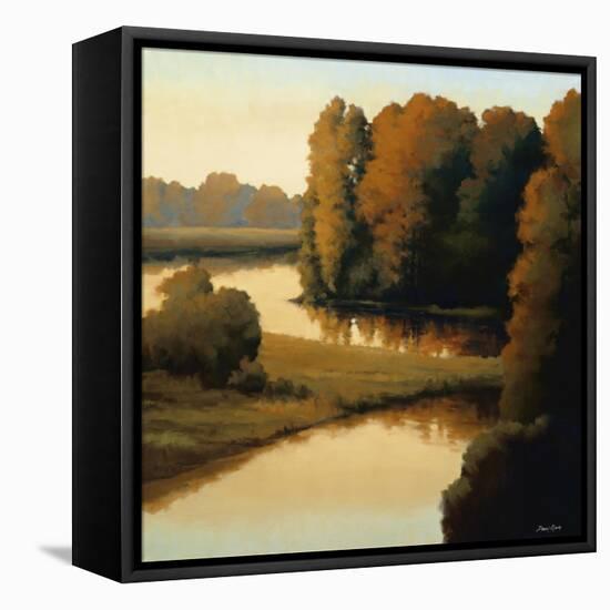 Twilight Reflections-David Marty-Framed Stretched Canvas