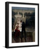 Twilight Romance-Brent Lynch-Framed Art Print