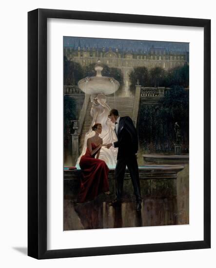 Twilight Romance-Brent Lynch-Framed Art Print