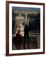 Twilight Romance-Brent Lynch-Framed Art Print