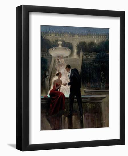 Twilight Romance-Brent Lynch-Framed Art Print