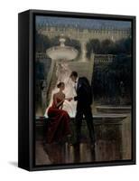 Twilight Romance-Brent Lynch-Framed Stretched Canvas