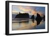 Twilight, Ruby Beach, Olympic National Park, Washington, USA-Michel Hersen-Framed Photographic Print