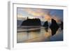 Twilight, Ruby Beach, Olympic National Park, Washington, USA-Michel Hersen-Framed Photographic Print