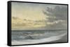 Twilight - Sad Melody (Oil on Board)-William Pye-Framed Stretched Canvas