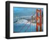 Twilight San Francisco-Carol Joy Shannon-Framed Art Print