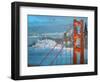 Twilight San Francisco-Carol Joy Shannon-Framed Art Print