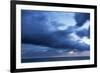 Twilight Seascape from Riomaggiore, Cinque Terre, Liguria, Italy, Mediterranean, Europe-Mark Sunderland-Framed Photographic Print