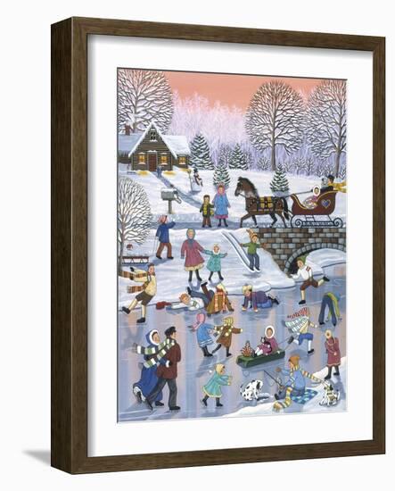 Twilight Skaters-Sheila Lee-Framed Giclee Print