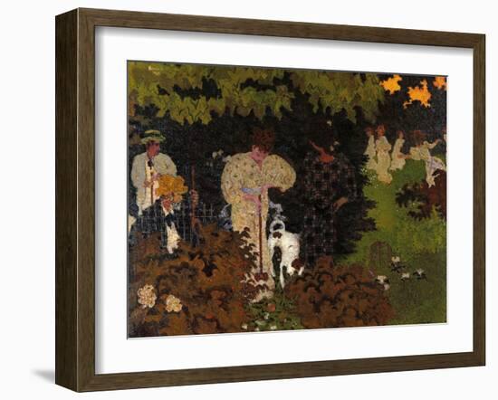 Twilight the Game of Croquet-Pierre Bonnard-Framed Giclee Print