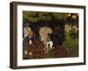 Twilight the Game of Croquet-Pierre Bonnard-Framed Giclee Print