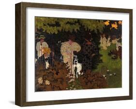 Twilight the Game of Croquet-Pierre Bonnard-Framed Giclee Print